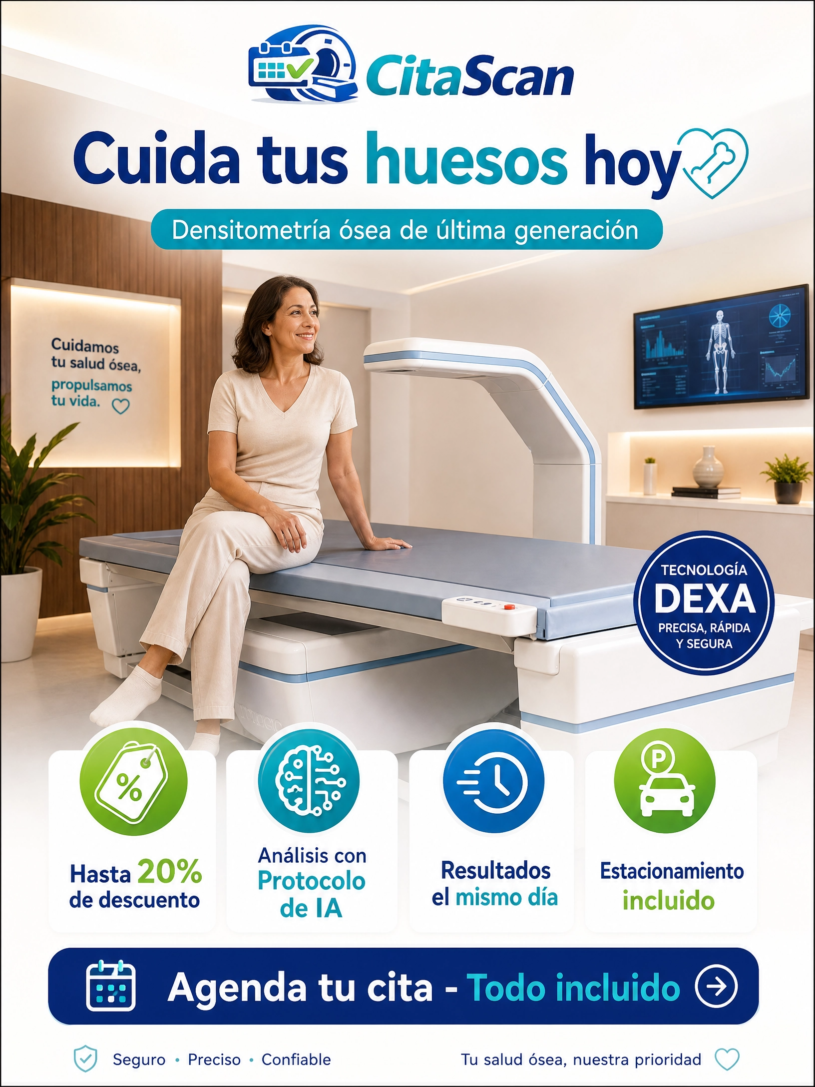 ¿Sabes cómo están tus huesos? 🦴✨