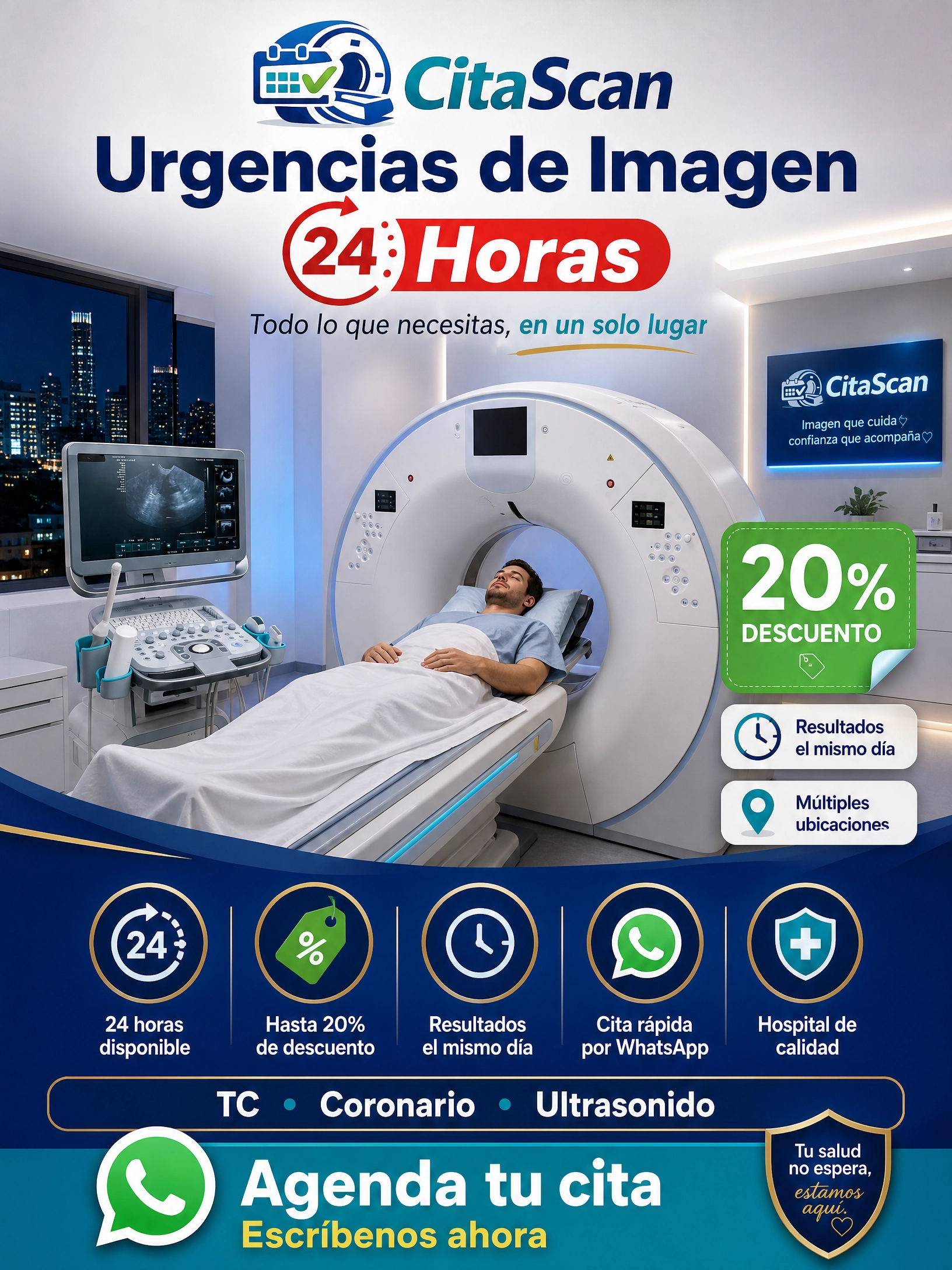 🚨 ¿Te encuentras en una situación de urgencia y necesitas un estudio de imagen AHORA MISMO? 🚨