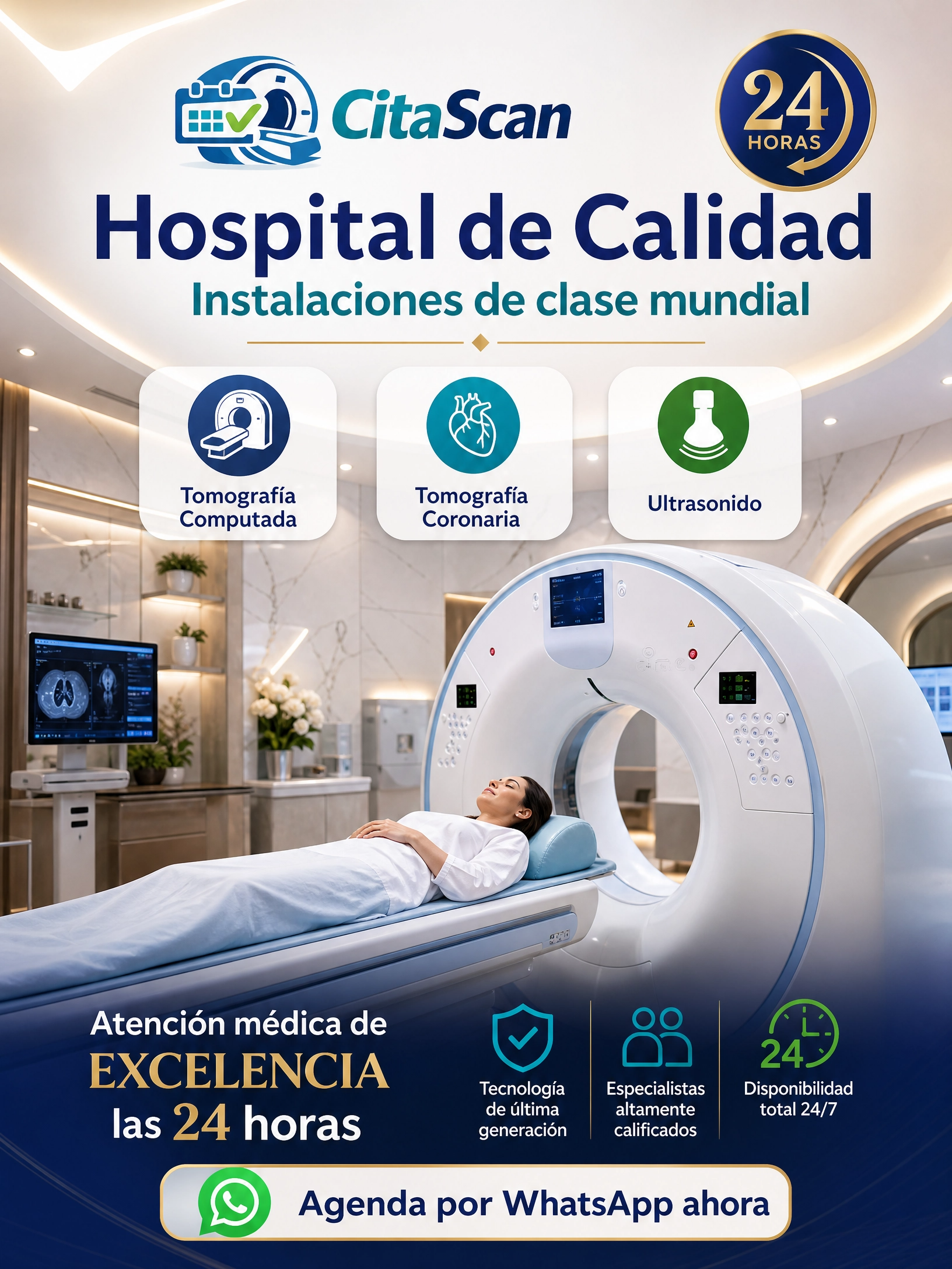 Cuando es una urgencia, la tranquilidad también cuenta. 💙🏥